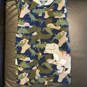 Dinosaur Camo Kids Footed Pajamas